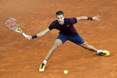 Tennis Match Borna Ćorić vs Novak Djokovic in Madrid