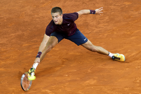 Tennis Match Borna Ćorić vs Novak Djokovic in Madrid