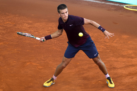Tennis Match Borna Ćorić vs Novak Djokovic in Madrid