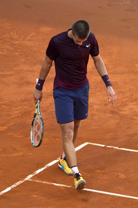 Tennis Match Borna Ćorić vs Novak Djokovic in Madrid
