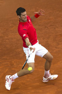 Tennis Match Borna Ćorić vs Novak Djokovic in Madrid