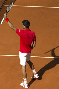 Tennis Match Borna Ćorić vs Novak Djokovic in Madrid