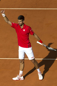 Tennis Match Borna Ćorić vs Novak Djokovic in Madrid