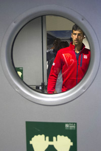 Pressekonferenz mit Novak Djokovic in Madrid