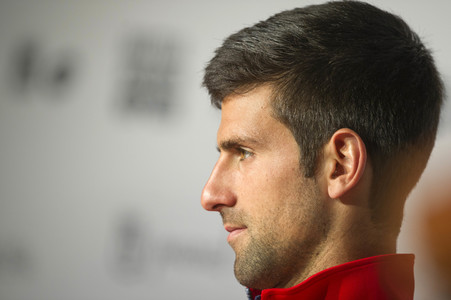 Pressekonferenz mit Novak Djokovic in Madrid