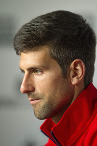Pressekonferenz mit Novak Djokovic in Madrid