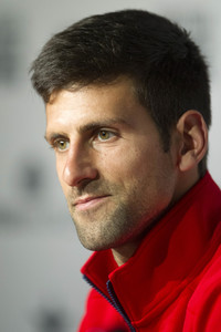 Pressekonferenz mit Novak Djokovic in Madrid