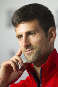 Pressekonferenz mit Novak Djokovic in Madrid