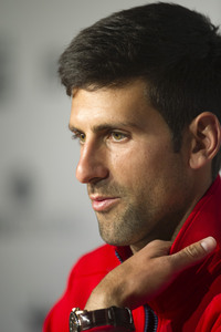 Pressekonferenz mit Novak Djokovic in Madrid