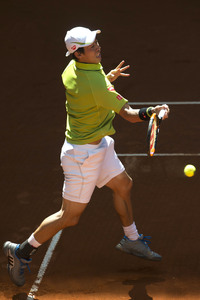 Tennis Match Fabio Fognini vs Kei Nishikori in Madrid