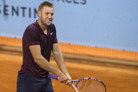 Tennis Match Juan Martin del Potro vs Jack Sock in Madrid