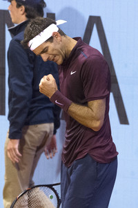 Tennis Match Juan Martin del Potro vs Jack Sock in Madrid