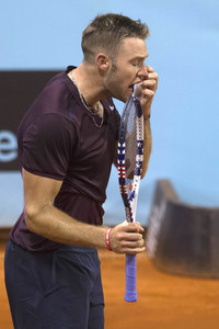 Tennis Match Juan Martin del Potro vs Jack Sock in Madrid
