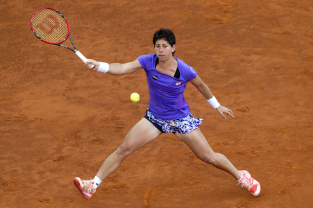 Tennis Match Samantha Stosur vs Carla Suárez Navarro in Madrid