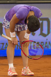 Tennis Match Samantha Stosur vs Carla Suárez Navarro in Madrid