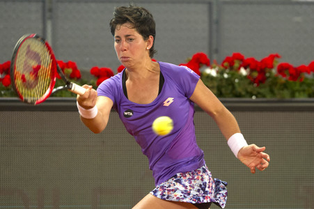 Tennis Match Samantha Stosur vs Carla Suárez Navarro in Madrid