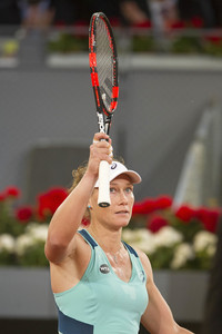Tennis Match Samantha Stosur vs Carla Suárez Navarro in Madrid