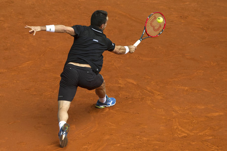 Tennis Match Roberto Bautista Agut vs Novak Doković in Madrid