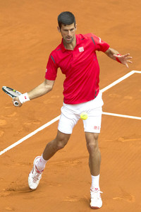 Tennis Match Roberto Bautista Agut vs Novak Djokovic in Madrid