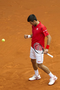 Tennis Match Roberto Bautista Agut vs Novak Djokovic in Madrid
