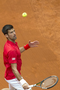 Tennis Match Roberto Bautista Agut vs Novak Djokovic in Madrid