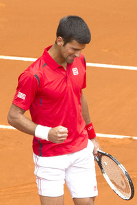 Tennis Match Roberto Bautista Agut vs Novak Djokovic in Madrid