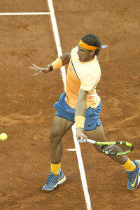 Tennis Match Rafael Nadal vs Sam Querrey in Madrid
