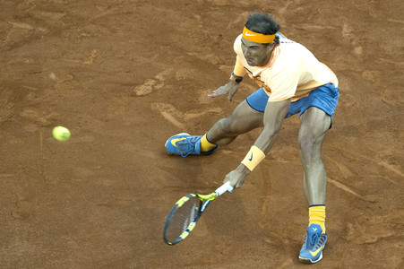 Tennis Match Rafael Nadal vs Sam Querrey in Madrid
