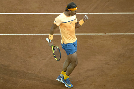 Tennis Match Rafael Nadal vs Sam Querrey in Madrid