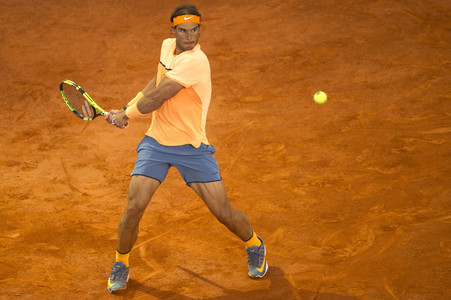 Tennis Match Rafael Nadal vs Sam Querrey in Madrid