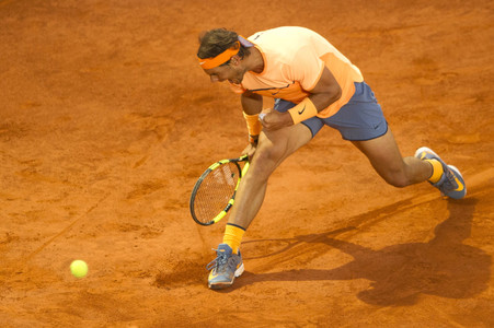 Tennis Match Rafael Nadal vs Sam Querrey in Madrid