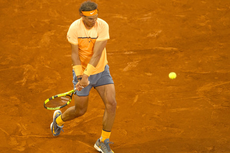 Tennis Match Rafael Nadal vs Sam Querrey in Madrid