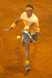Tennis Match Rafael Nadal vs Sam Querrey in Madrid
