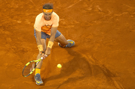 Tennis Match Rafael Nadal vs Sam Querrey in Madrid