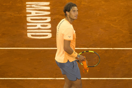 Tennis Match Rafael Nadal vs Sam Querrey in Madrid