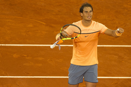 Tennis Match Rafael Nadal vs Sam Querrey in Madrid