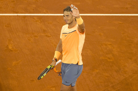 Tennis Match Rafael Nadal vs Sam Querrey in Madrid