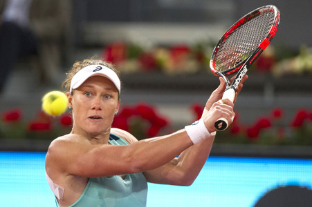 Tennis Match Samantha Stosur vs Patricia Maria Tig in Madrid