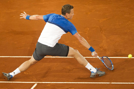 Tennis Match Tomás Berdych vs Andy Murray in Madrid