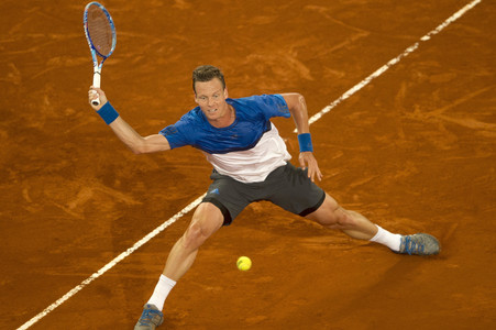 Tennis Match Tomás Berdych vs Andy Murray in Madrid