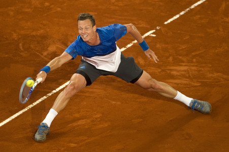Tennis Match Tomás Berdych vs Andy Murray in Madrid