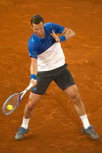 Tennis Match Tomás Berdych vs Andy Murray in Madrid