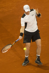 Tennis Match Tomás Berdych vs Andy Murray in Madrid