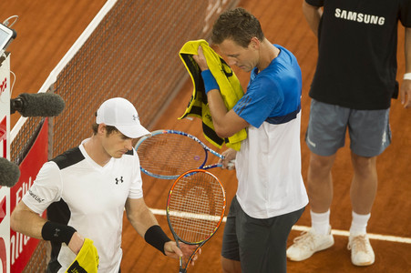 Tennis Match Tomás Berdych vs Andy Murray in Madrid