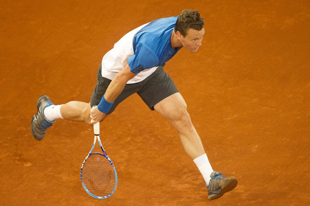 Tennis Match Tomás Berdych vs Andy Murray in Madrid