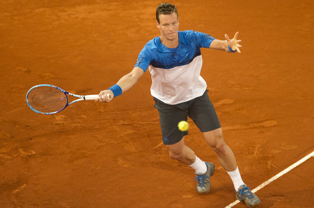 Tennis Match Tomás Berdych vs Andy Murray in Madrid
