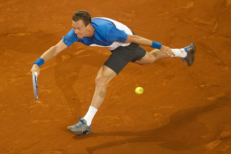 Tennis Match Tomás Berdych vs Andy Murray in Madrid