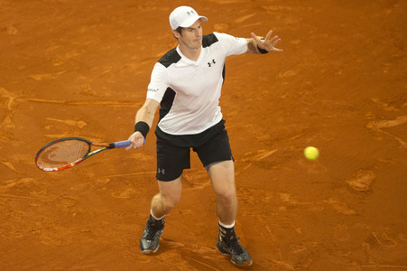 Tennis Match Tomás Berdych vs Andy Murray in Madrid