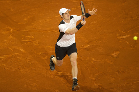 Tennis Match Tomás Berdych vs Andy Murray in Madrid