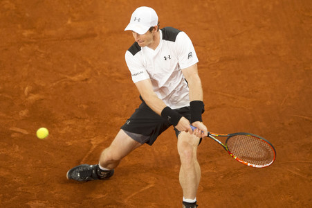 Tennis Match Tomás Berdych vs Andy Murray in Madrid